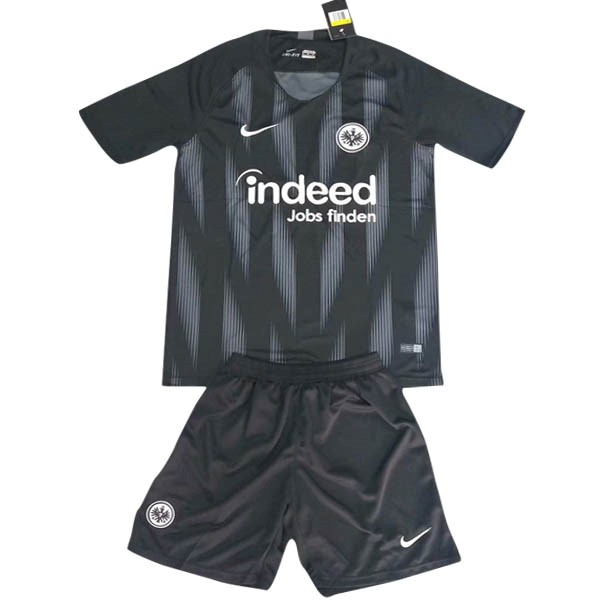 Camiseta Frankfurt Replica Segunda Ropa Niños 2018 2019 Negro